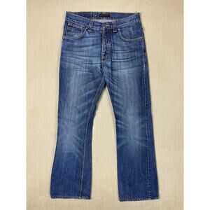 Nudie Jeans Co. Mens 30x34 Blue Regular Ralf Casual Denim Preppy Adult